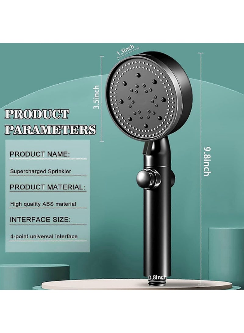 Kimaya 6 Functions Shower Head Shower Head With Handheld High Pressure-full Body Coverage Powerful Rain Water Softener Filtered Shower Head, 6 Spray Mod (Rich Black) - Image 5